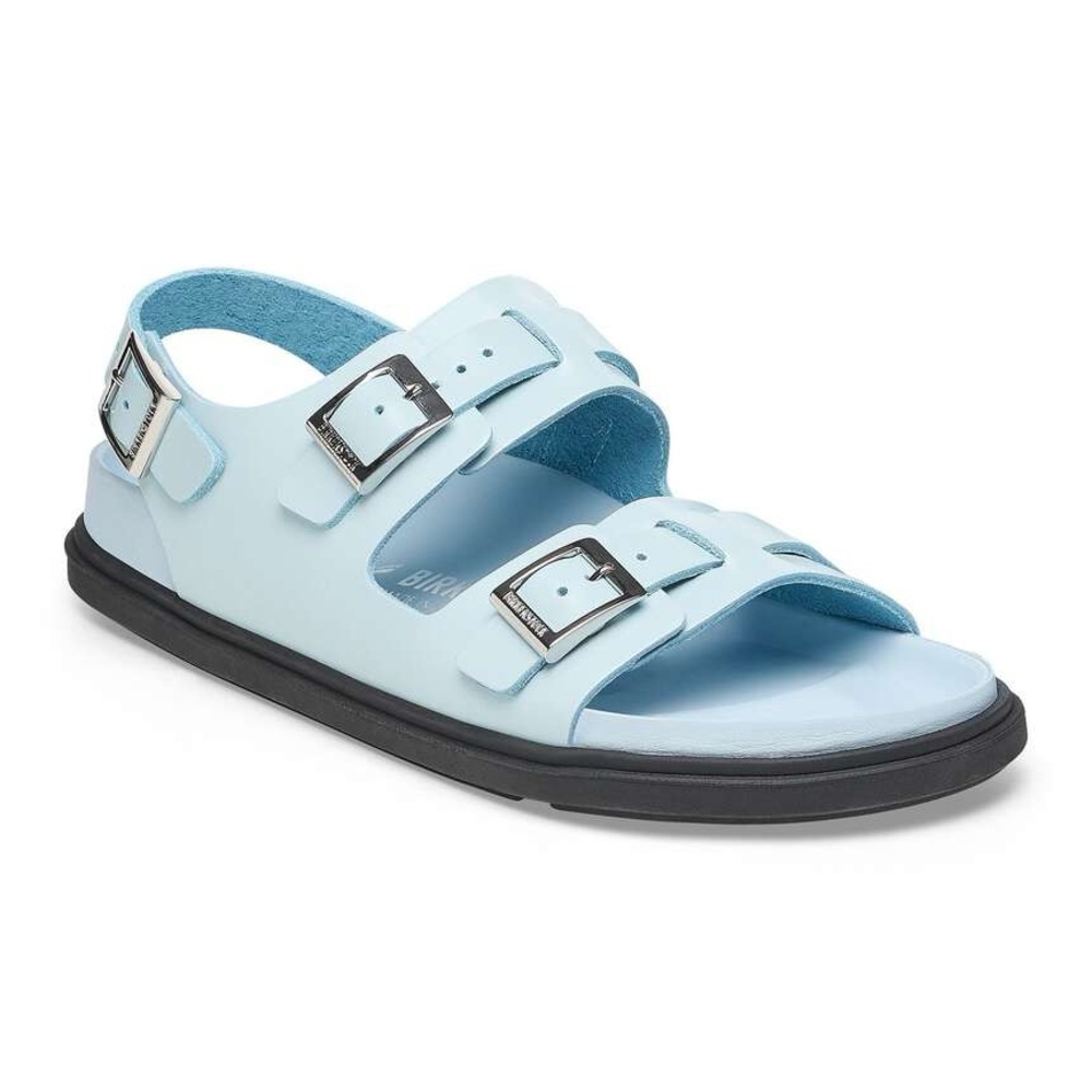 Birkenstocks Cannes Sandals Women Blue Leather Size 41 US 10